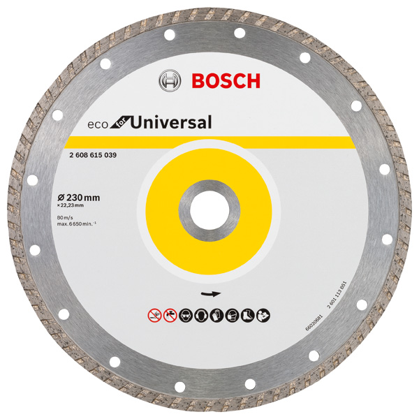 Diamanttrennscheibe Turbo Eco For Universal, 230 mm
