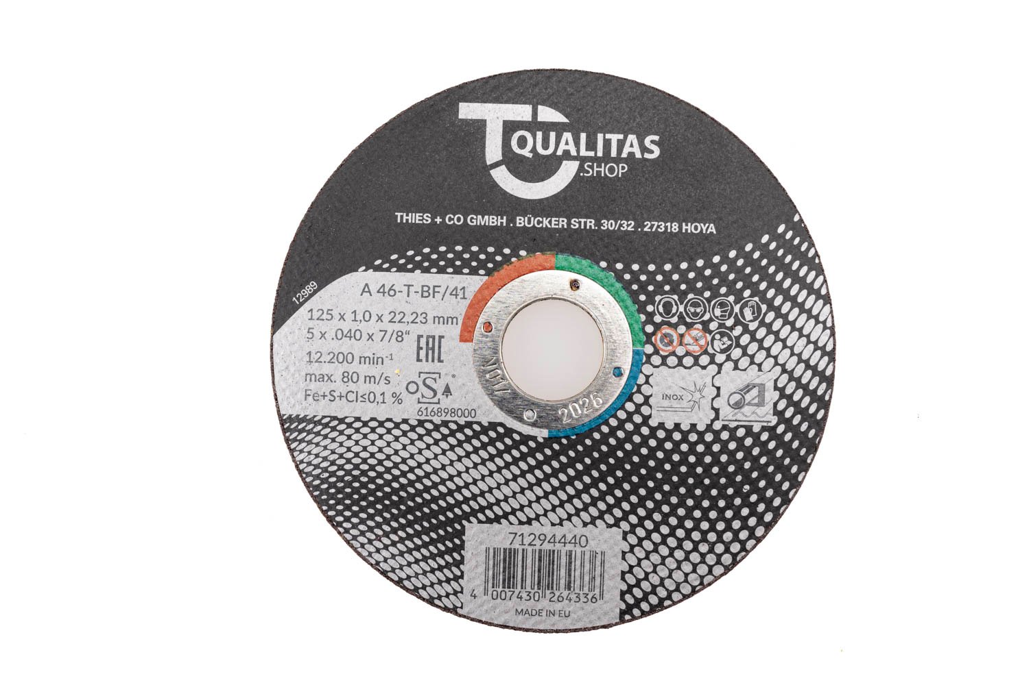 QUALITAS Trennscheibe 125mm