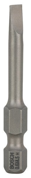 Schrauberbit Extra-Hart S 0,6 x 4,5, 49 mm, 3er-Pack
