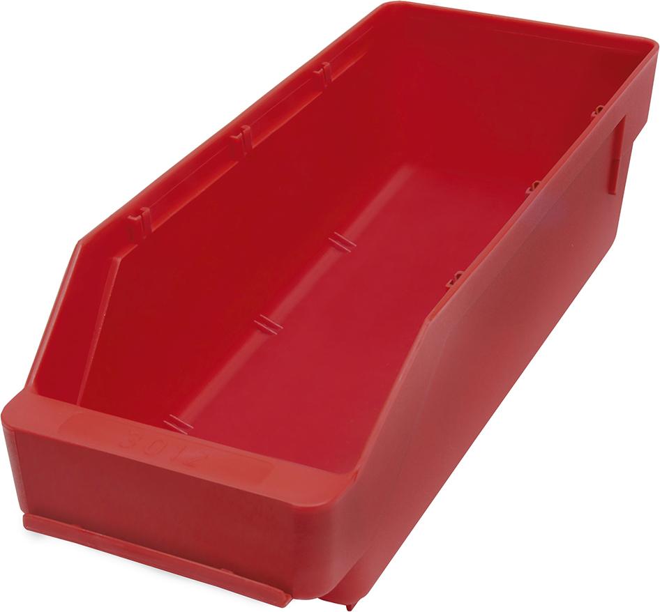 Kleinteilekasten B120xT300xH95 mm rot Kleinteilekasten B120xT300xH95 mm rot