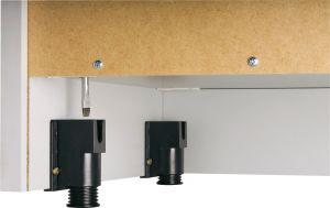 Büroschrank Buche grau 800x420x2004 mm 4 Böden
