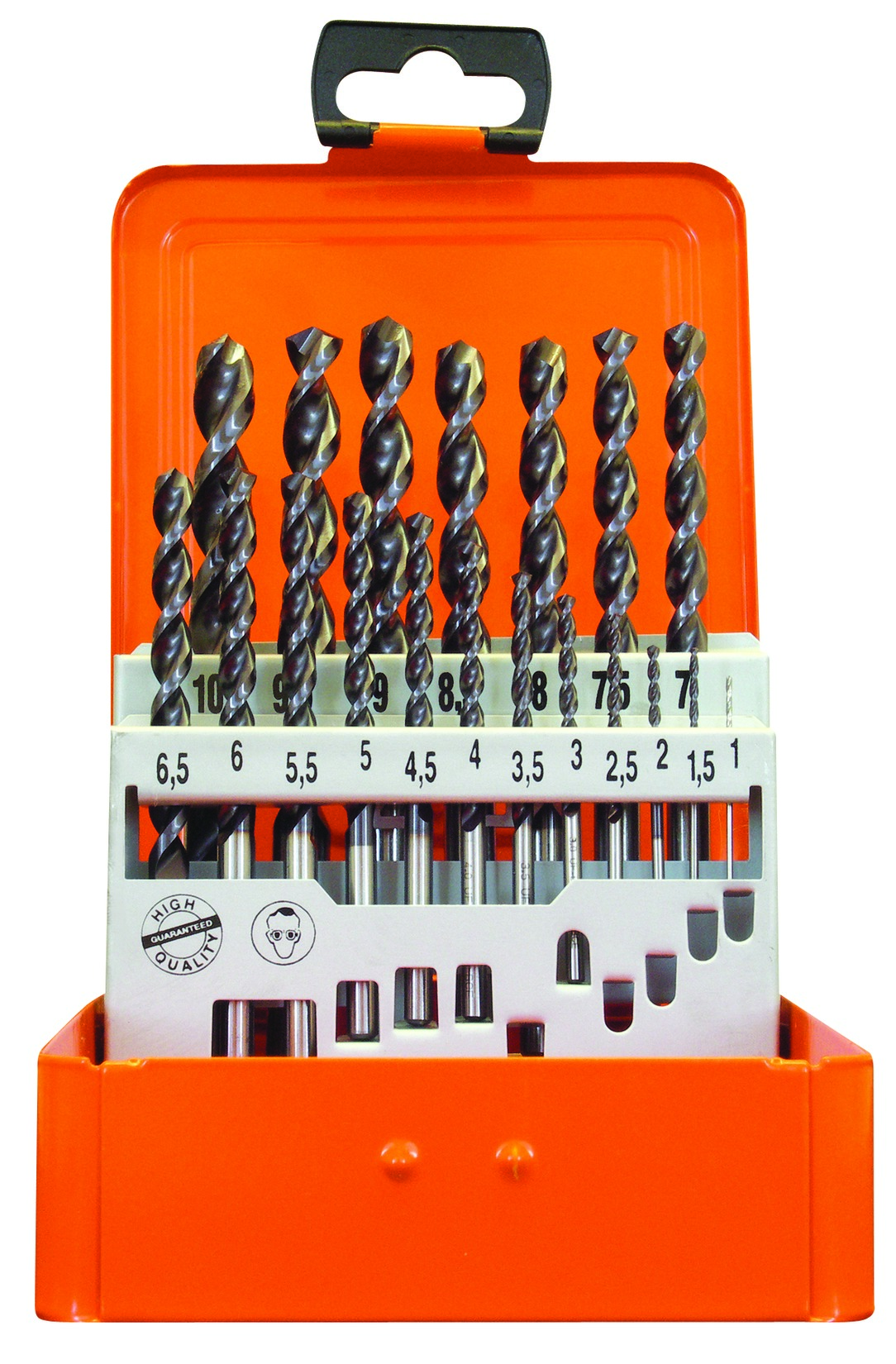 Bohrerkassette HSS-Co ATN UF-L 19tlg 1-10/0,5 mm