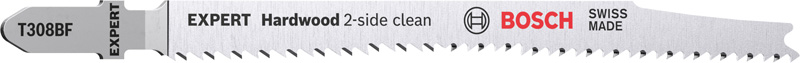 EXPERT Hardwood 2-side clean T308BF Stichsägeblatt, 2 Stück