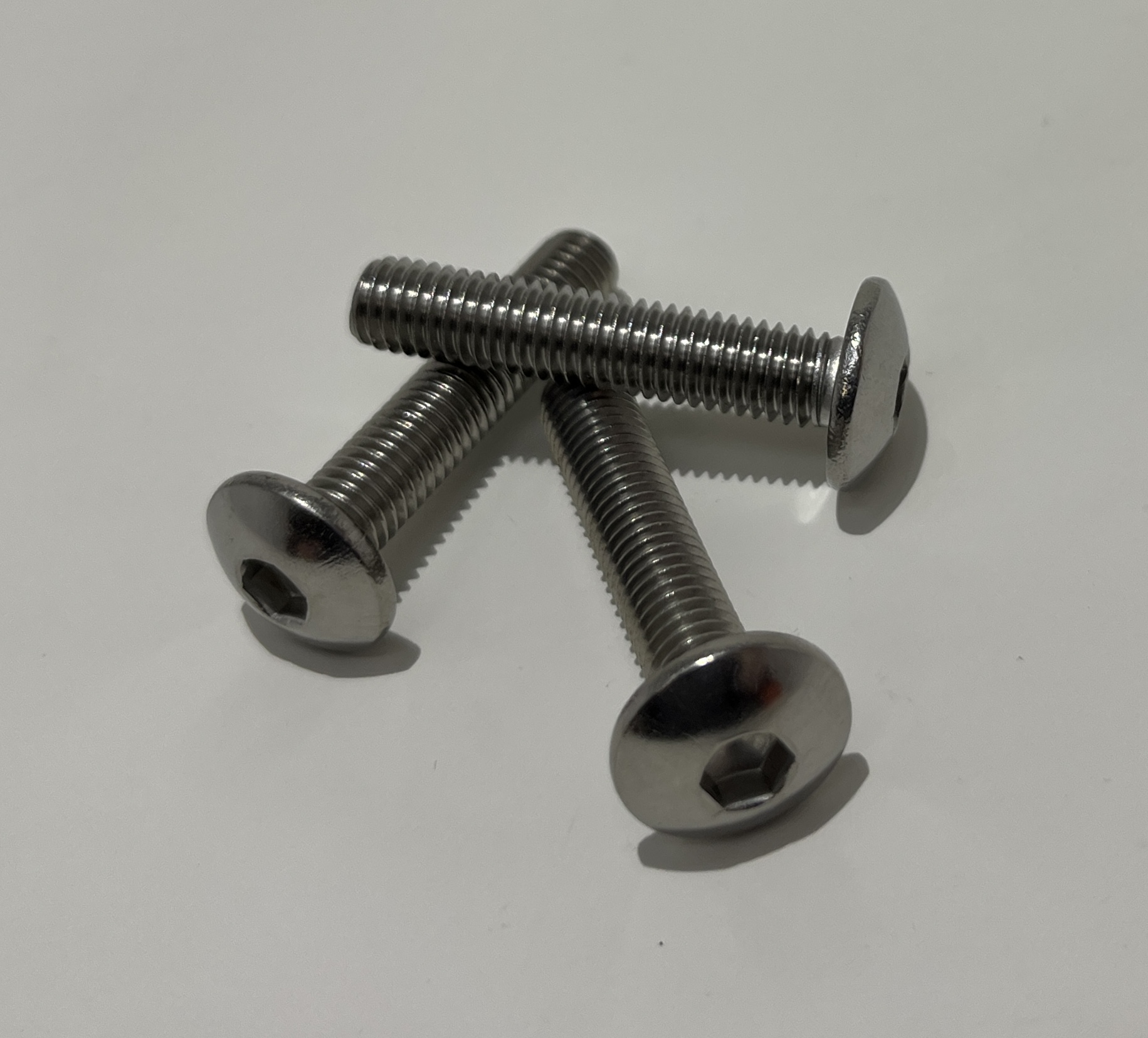 Flachkopfschraube, Edelstahl M8x40 mm, mit Innensechskant 5,5mm