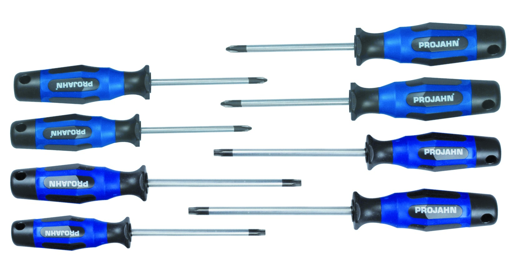 Schraubendreher Satz 8tlg (PH+PZ+Torx)