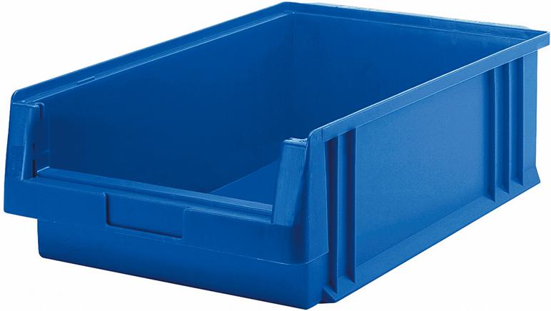 Sichtlagerkasten PLK 1c B315xT500xH150 mm blau LA-KA-PE