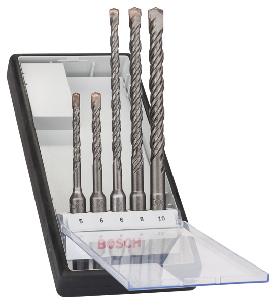SDS plus-5 Hammerbohrer-Set, Robust Line, 5-tlg., 5–10 mm