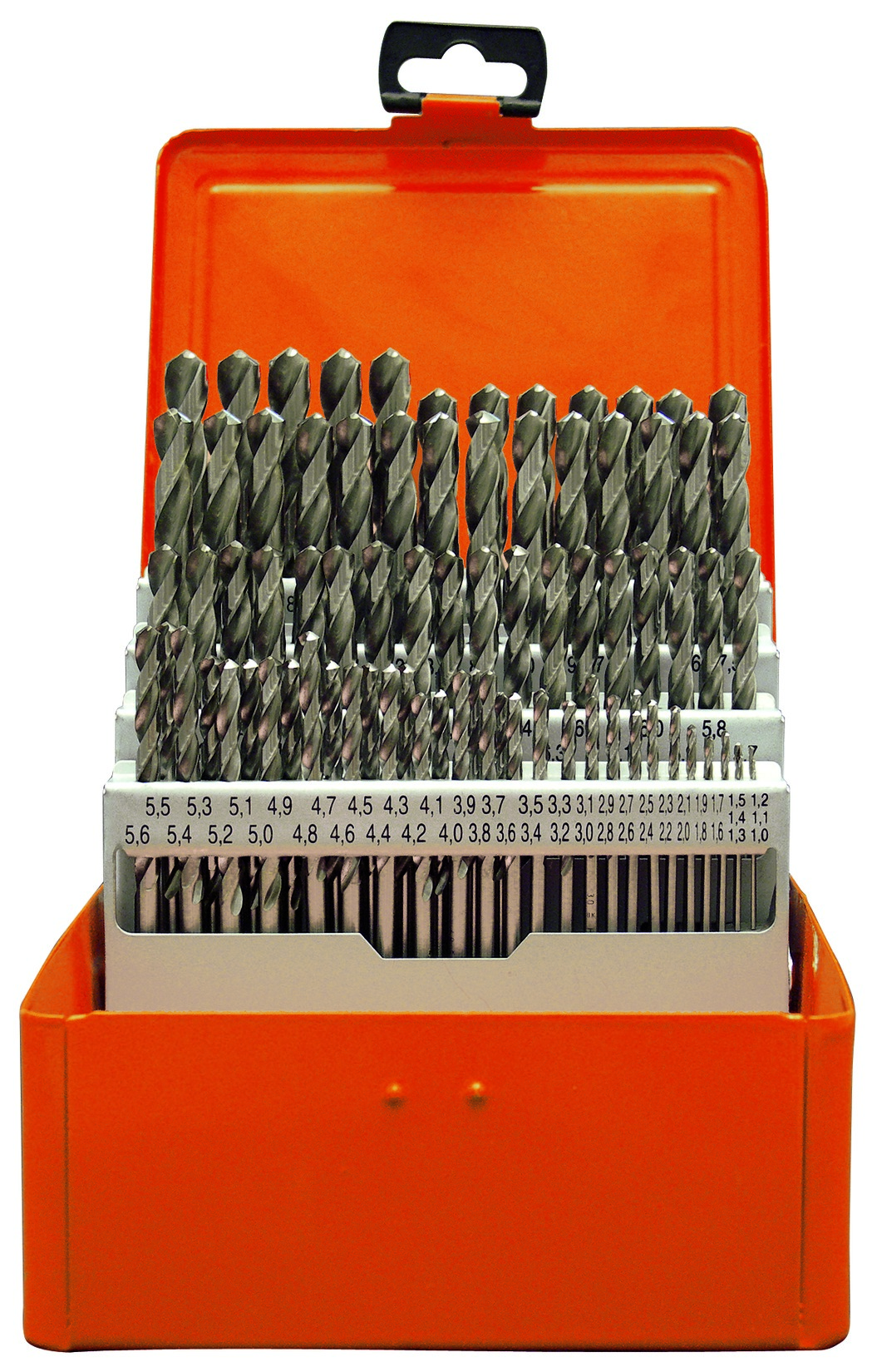 Bohrerkassette DIN 338 HSS-G 50tlg 1-5,9/0,1 mm TURBO