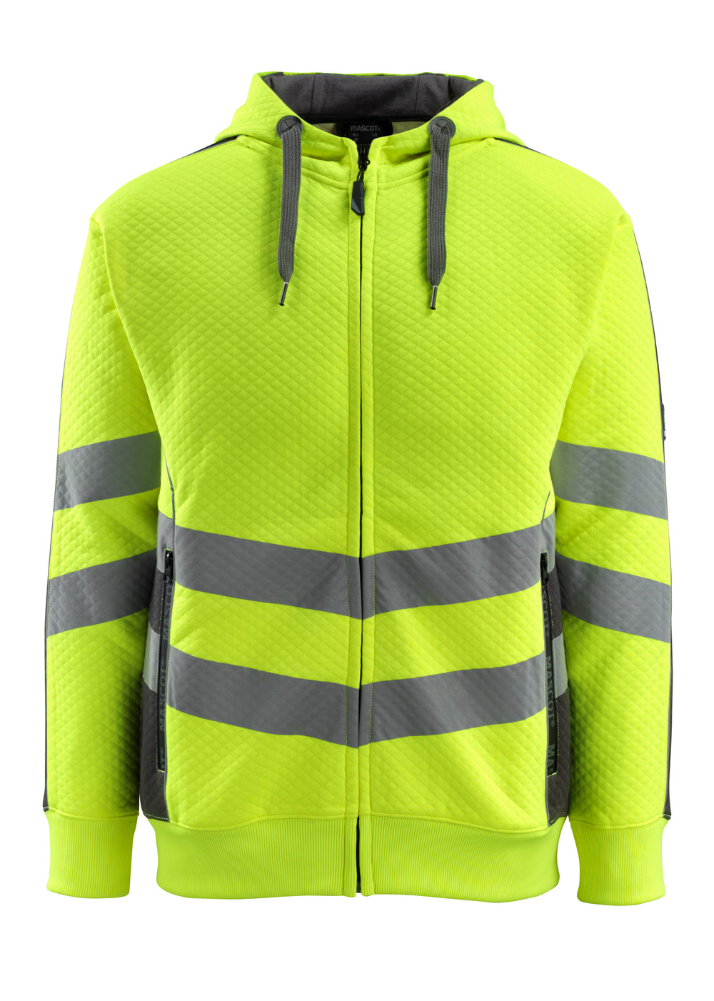 MASCOT® Corby Kapuzensweatshirt Größe 2XL, hi-vis gelb/dunkelanthrazit