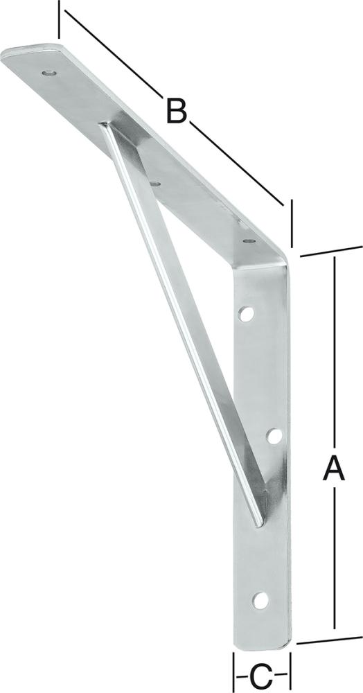 Stegkonsole verz. 300 x 200 mm Nr. 159300Z VORMANN