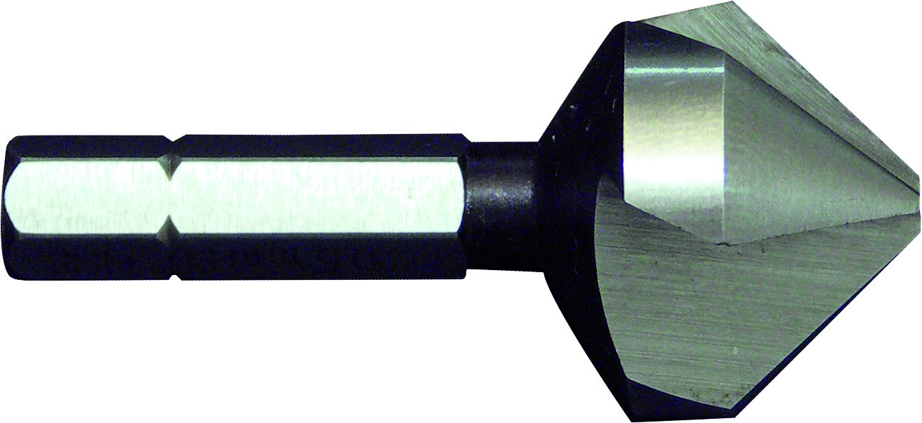 Kegelsenker HSS-G 90° 3schn. 1/4" 6kt Schaft  6,3 mm
