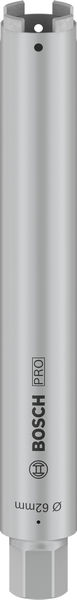 PRO Trockenbohrkrone, 62 x 400 mm, 1 1/4-Zoll UNC