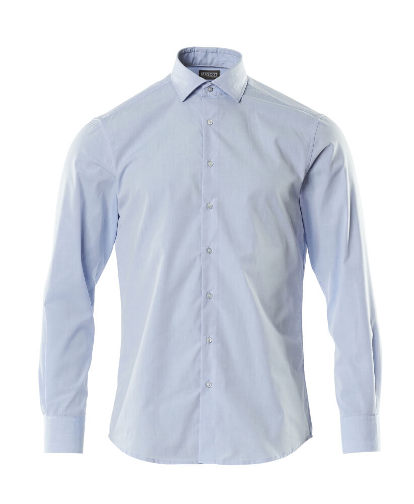 Hemd Poplin, moderne Passform  Größe 37-38, hellblau