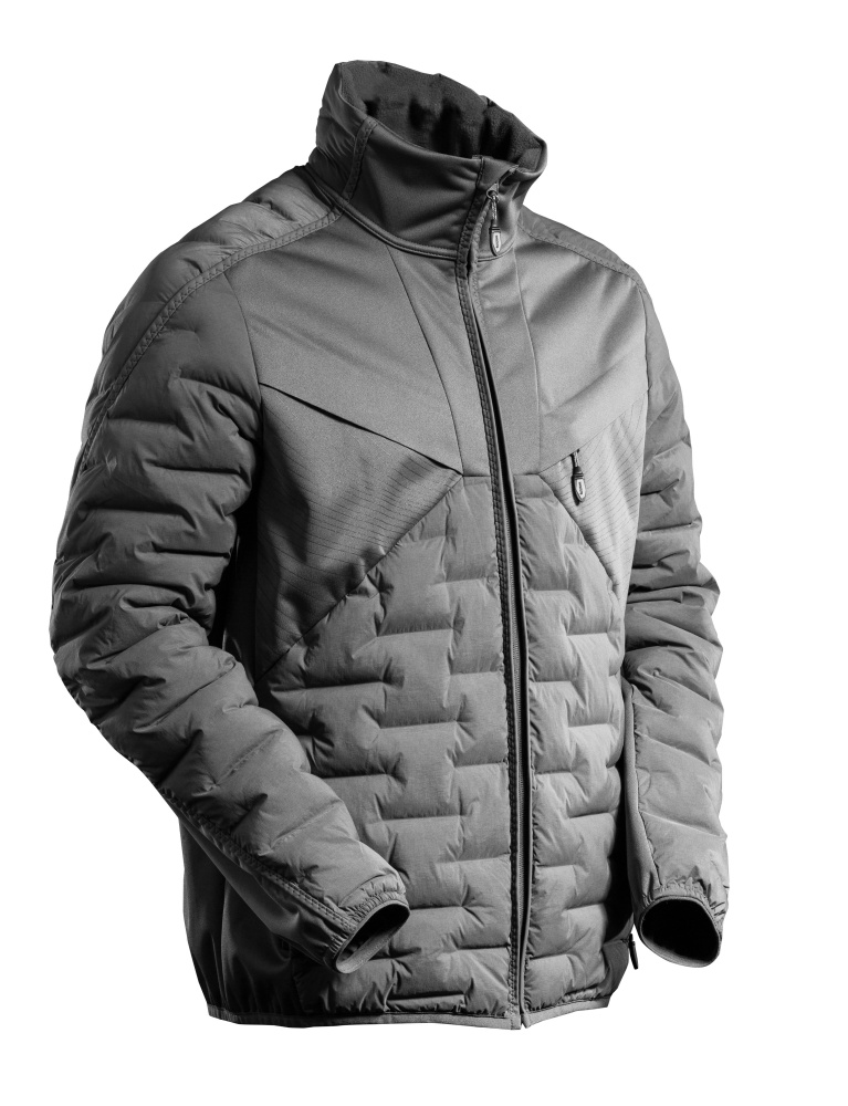 Jacke mit leichtem Futter Thermojacke Größe 2XL, Anthrazitgrau