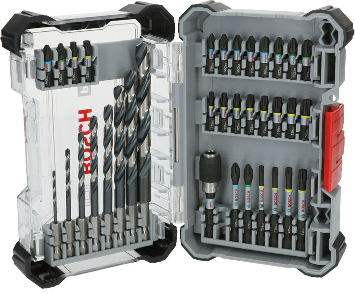 PRO Impact Schrauberbits und Metallbohrer Set, 35-tlg.