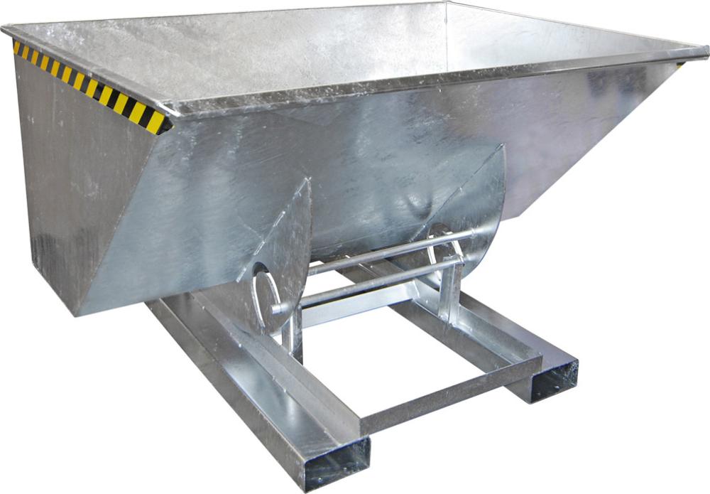 Kippbehälter AK 1000 l B1560xT1420xH1070 mm vzk Tragkraft 1000kg mit Abrollsystem