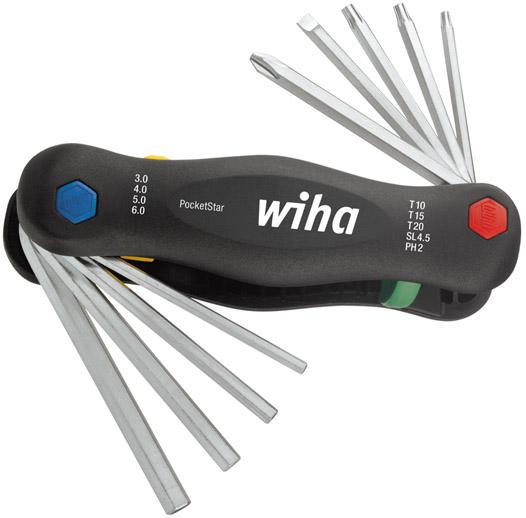 Handklapphalter 9-teilig gemischt PocketStar Wiha