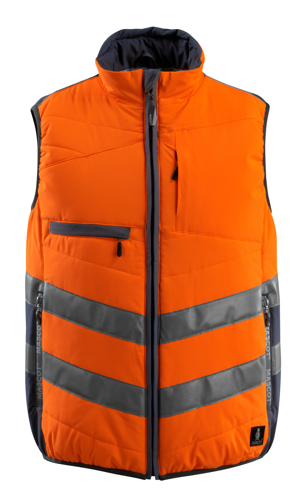 MASCOT® Grimsby Thermoweste Größe 2XL, hi-vis orange/schwarzblau