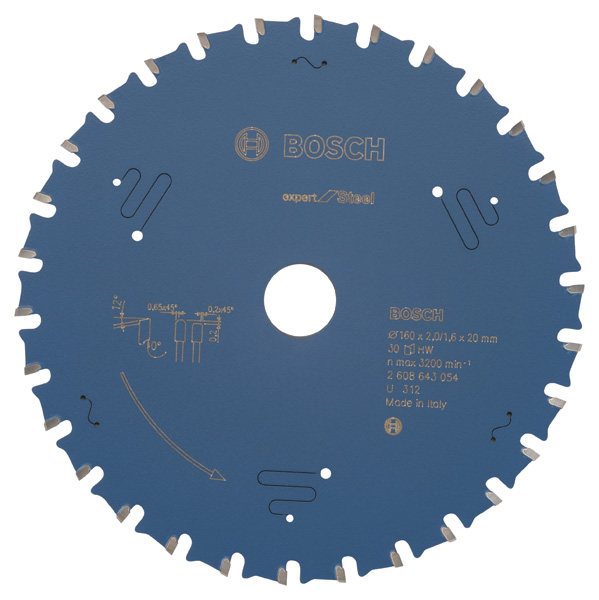 Kreissägeblatt Expert for Steel H 160 x 20 - 30