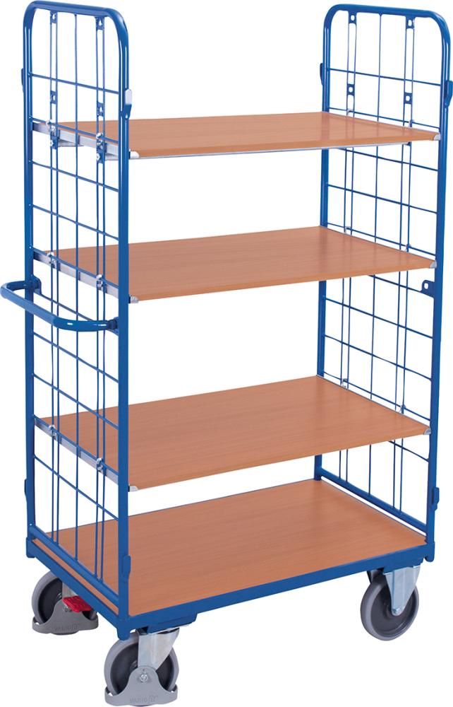 Etagenwagen 500 kg 2 Wand4 Böden Lad. 1000x700 mm VarioFit