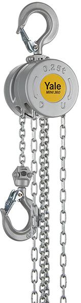 Stirnradflaschenzug YaleMINI 360 0,25t - NH Hub 3,0 m Tragkraft 250 kg