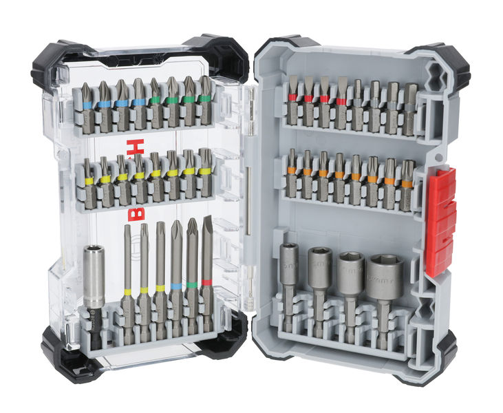 Extra Hard Schrauberbit-Set, Auststeller, 43‑tlg.