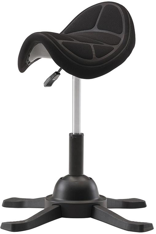 Satteldrehhocker selbstbalacierend Sitzhöhe 480 - 660 mm mit Gleiter Satteldrehhocker selbstbalacierend Sitzhöhe 480 - 660 mm mit Gleiter