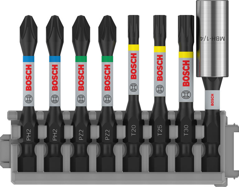 PRO Impact Set mit Standard-Bithalter und Pick and Click-Index, 8-tlg.