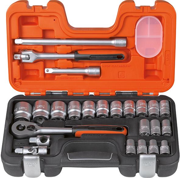 Steckschl.-Grt. 1/2" 24tlg. S240 Bahco