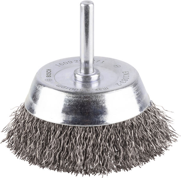 PRO Metal clean Topfbürste, zylindrischer Schaft, 70 x 0,2 mm