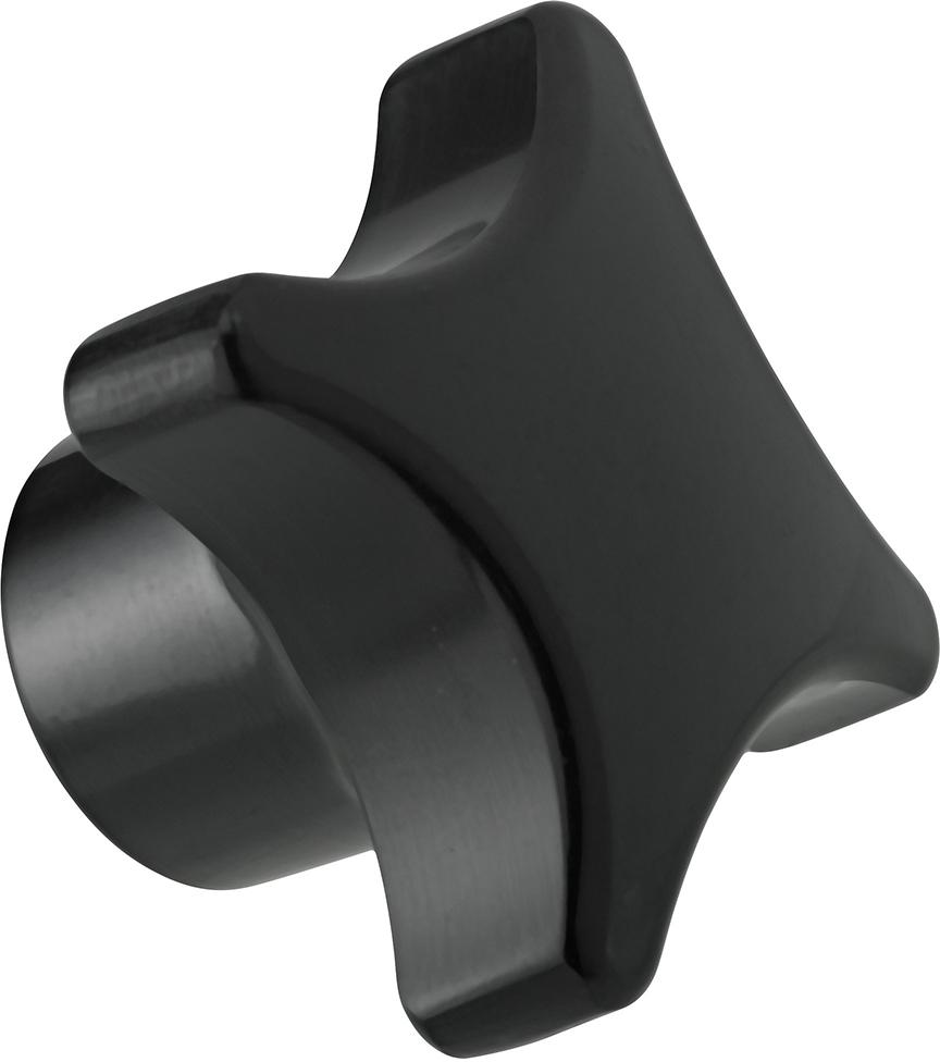 Kreuzgriff DIN6335 Duroplast, Form K, 32mm, M 6, Inhalt: 5 Stück FORTIS