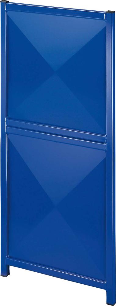 Aufsatzelement Doppeltür Trennwandsystem Vario B2180xH750 mm RAL 5010 Blech-/Blech-Kombination