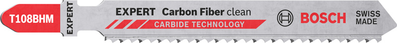 EXPERT Carbon Fiber Clean T 108 BHM Stichsägeblatt, 3‑tlg.