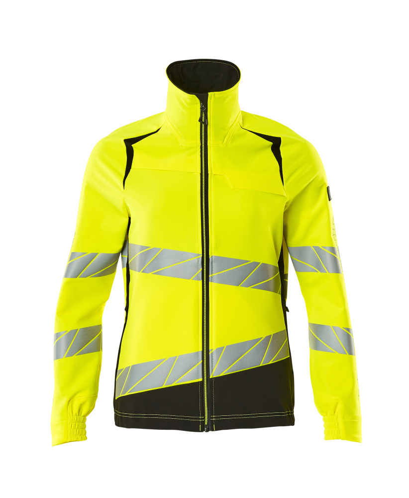 Jacke, Damen, ULTIMATE STRETCH Arbeitsjacke Größe 2XL, hi-vis gelb/schwarz