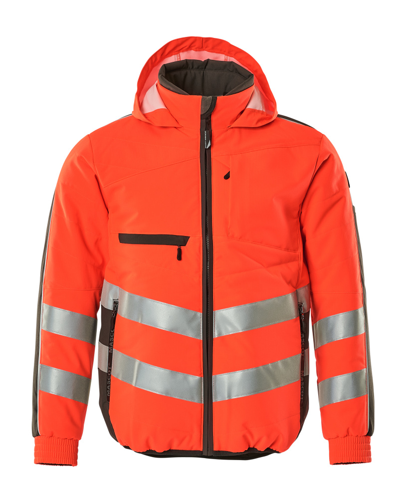 MASCOT® Dartford Thermojacke Größe 2XL, hi-vis rot/dunkelanthrazit