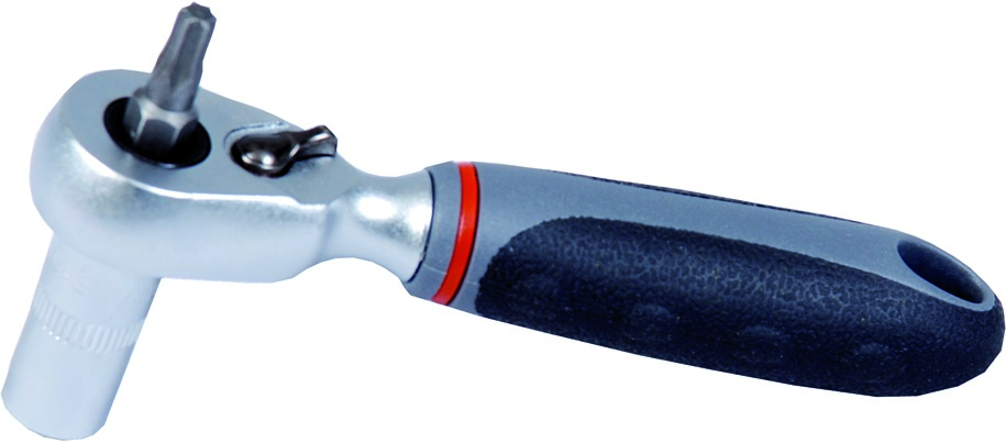 1/4" Dual Umschaltknarre fuer Bit + Nuss