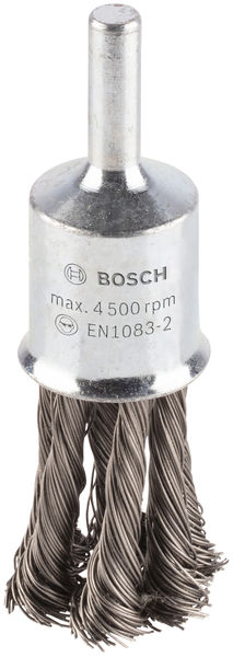PRO Stainless Steel heavy Pinselbürste, gerader Schaft, 19 x 0,35 mm