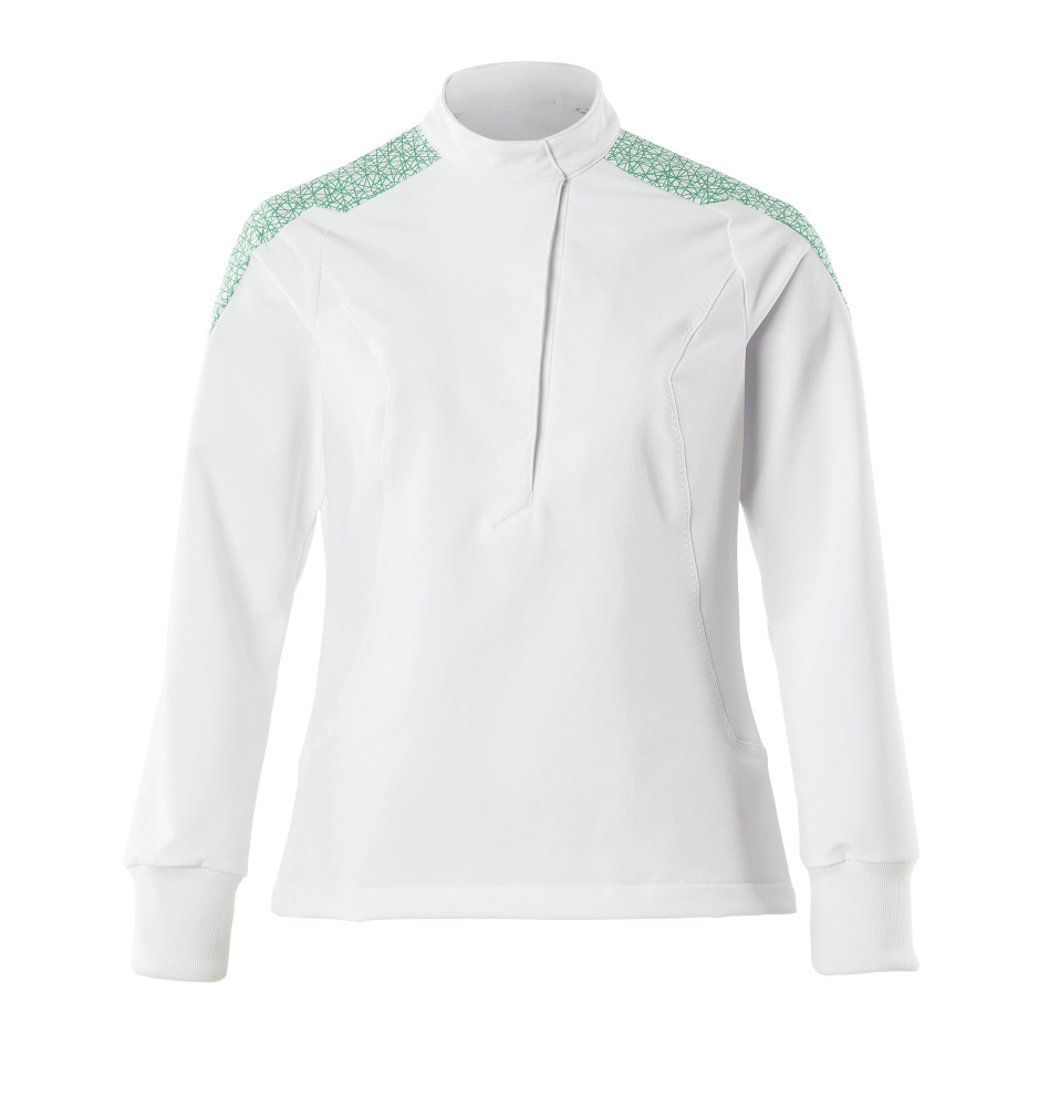 Schlupfkasack, Damen, ULTIMATE STRETCH Schlupfskasack Größe 2XL, weiss/grasgrün