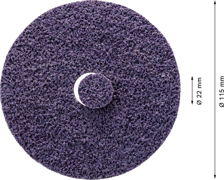 EXPERT N477 SCM Scheibe für Winkelschleifer, 115 x 22 mm, extra grob, 25-tlg.