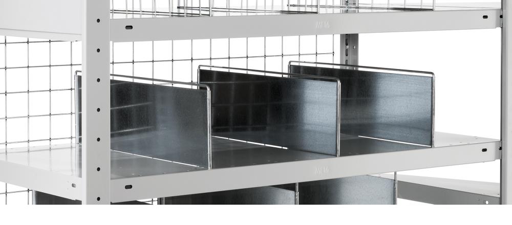 Fachteiler durchgehend T300xH600 mm verzinkt META