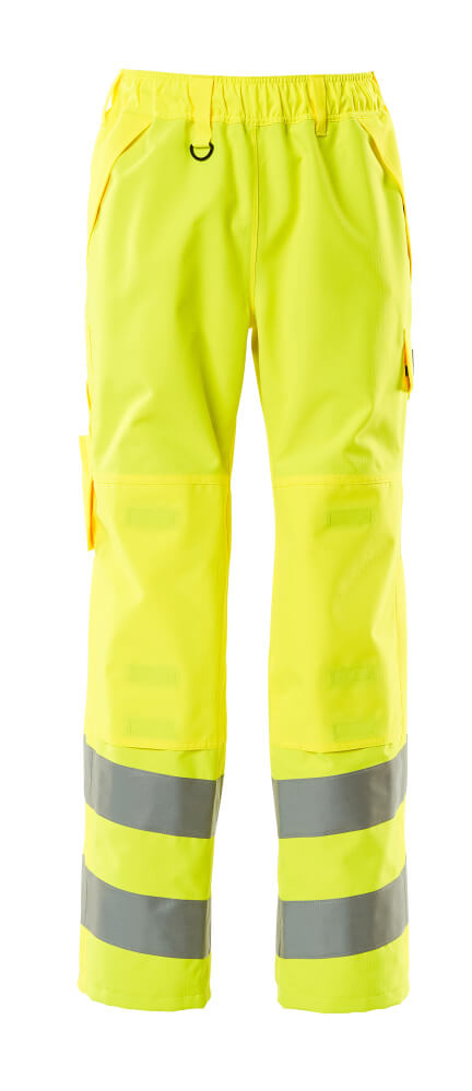 Überziehhose mit Knietaschen Überziehhose Größe 2XL, hi-vis gelb