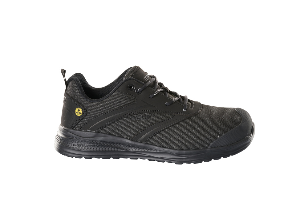 Sicherheitshalbschuh S1P m. Schnürsenkel Sicherheitshalbschuh S1P Sicherheitsschuhe Größe 1036, schwarz/schwarz