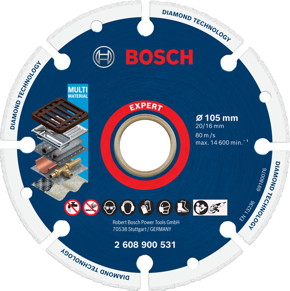 EXPERT Diamond Metal Wheel Trennscheibe, 105 x 20/16 mm