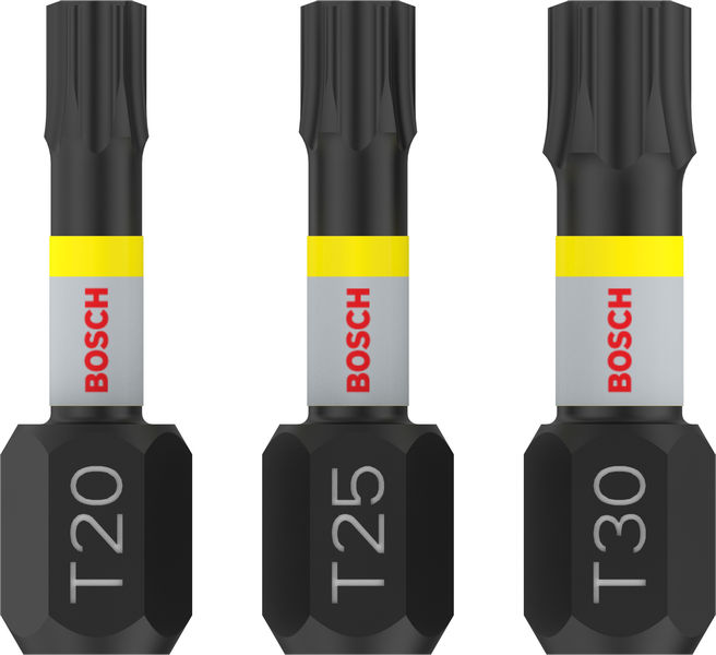 PRO T Impact Bit Set, 25 mm, 3-tlg