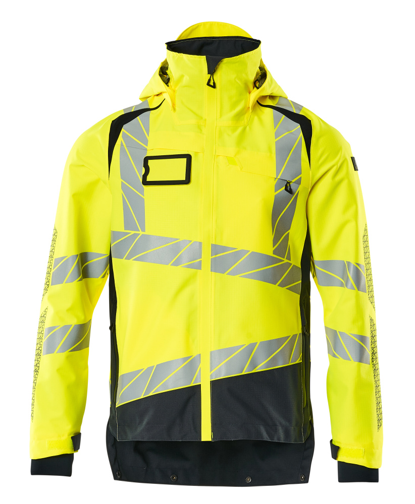 Hard Shell Jacke mit leichtem Futter Jacke Größe 2XL, hi-vis gelb/schwarz