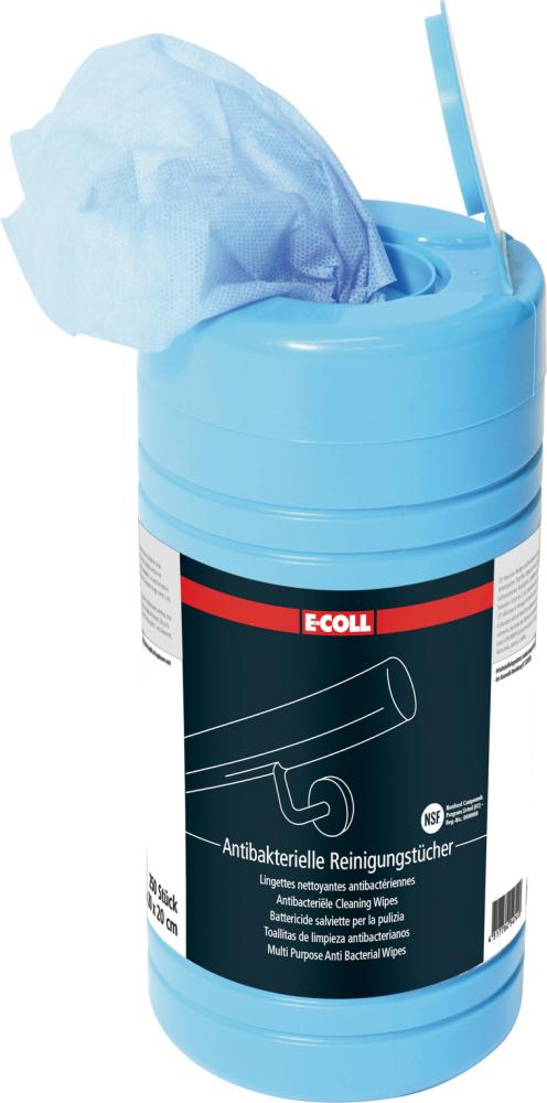 Wischtuch, antibakteriell250 Tücher E-COLL
