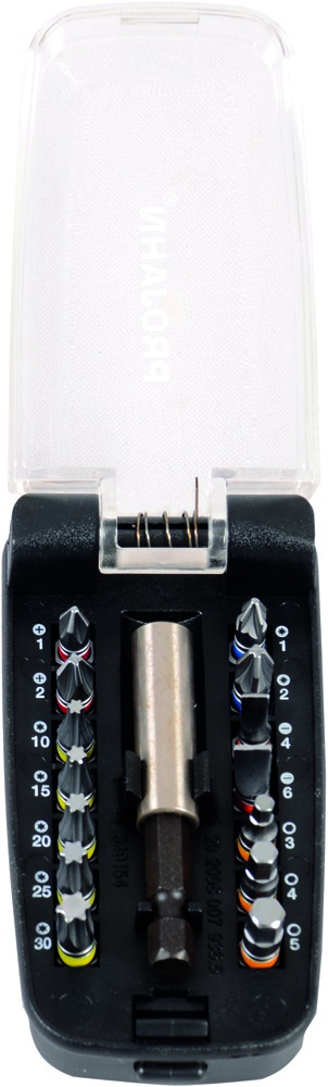 1/4" Bit Box mit markierten Bits 15tlg