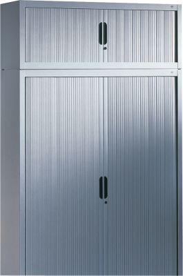 Rollladen-Aufsatzschrank 450x1000x420 mm RAL 7021 CP