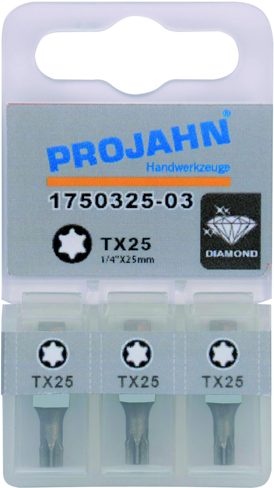 1/4" Bit Diamantbeschichtet L25 mm TX10
