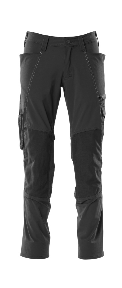 Hose, Knietaschen, ULTIMATE STRETCH Hose Größe 76C46, schwarz